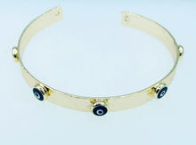 Load image into Gallery viewer, Evil Eye Cuff Bracelet