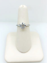 Load image into Gallery viewer, Lab Created 1.5 Carat Round Brilliant Diamond Engagement Ring - 14K White Gold