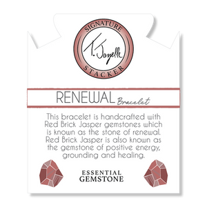 Renewal Red Brick Jasper Stacker - TJazelle