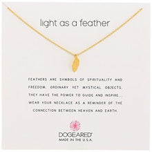 Load image into Gallery viewer, Dogeared Feather Necklace