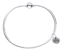 Load image into Gallery viewer, Cape Cod Classic Bangle Bracelet - Single Ball - Sterling Silver