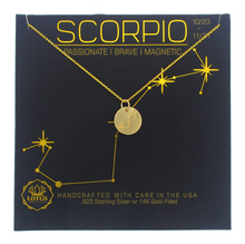 Load image into Gallery viewer, Zodiac Necklace - Gold Filled