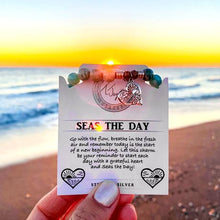 Load image into Gallery viewer, Seas the Day Silver Charm Bracelet - TJazelle
