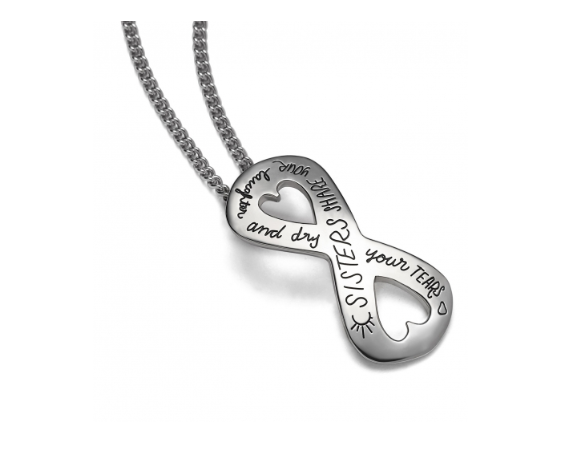 Sisters Laughter Necklace - Sterling Silver