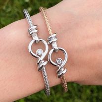 The Sparkle Italian Hook Bracelets