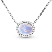 Load image into Gallery viewer, Moonstone Spirit Keeper Necklace
