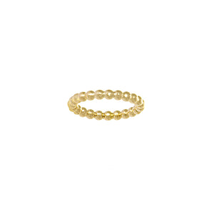 Gold-Plated Baby Ring, Twisted Band Kids Ring Stackable Ring