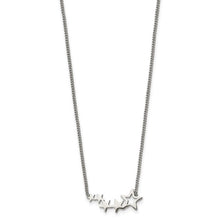 Load image into Gallery viewer, Chisel Stainless Steel Polished Stars Necklace