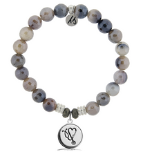 Load image into Gallery viewer, Nurse Silver Charm Bracelet - TJazelle