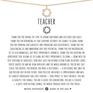 Teacher Necklace