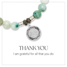 Load image into Gallery viewer, &quot;Thank You&quot; Silver Charm Bracelet - TJazelle