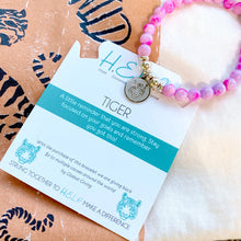Load image into Gallery viewer, Tiger -TJazelle H.E.L.P Charm Bracelet