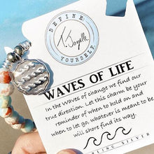Load image into Gallery viewer, Waves of Life Charm Bracelet - TJazelle