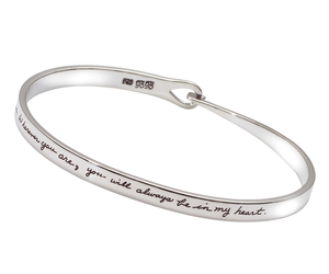 "Wherever you are" memorial bracelet