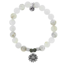 Load image into Gallery viewer, Sunflower Silver Charm Bracelet - TJazelle