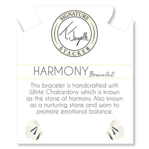 Harmony White Chalcedony Stacker