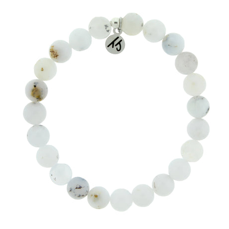 Harmony White Chalcedony Stacker