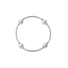 Load image into Gallery viewer, 8mm White Pearl Blessing Bracelet