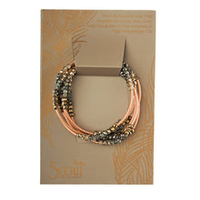 Load image into Gallery viewer, Scout Wrap : metallic tri-tone/matte rose gold
