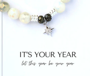 It's Your Year Silver Charm Bracelet - TJazelle