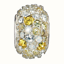 Load image into Gallery viewer, Jeweled Kaleidoscope Yellow Charm - Chamilia