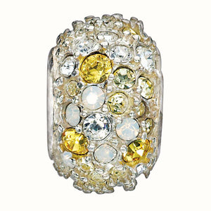 Jeweled Kaleidoscope Yellow Charm - Chamilia