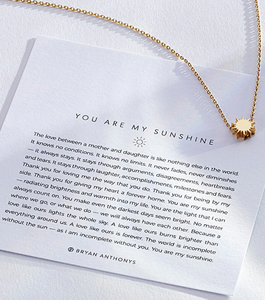 You Are My Sunshine Icon Necklace- Bryan Anthony