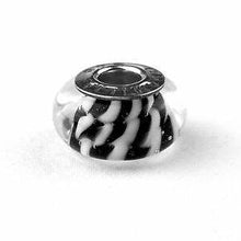 Load image into Gallery viewer, Zebra Murano Glass Bead - Chamilia